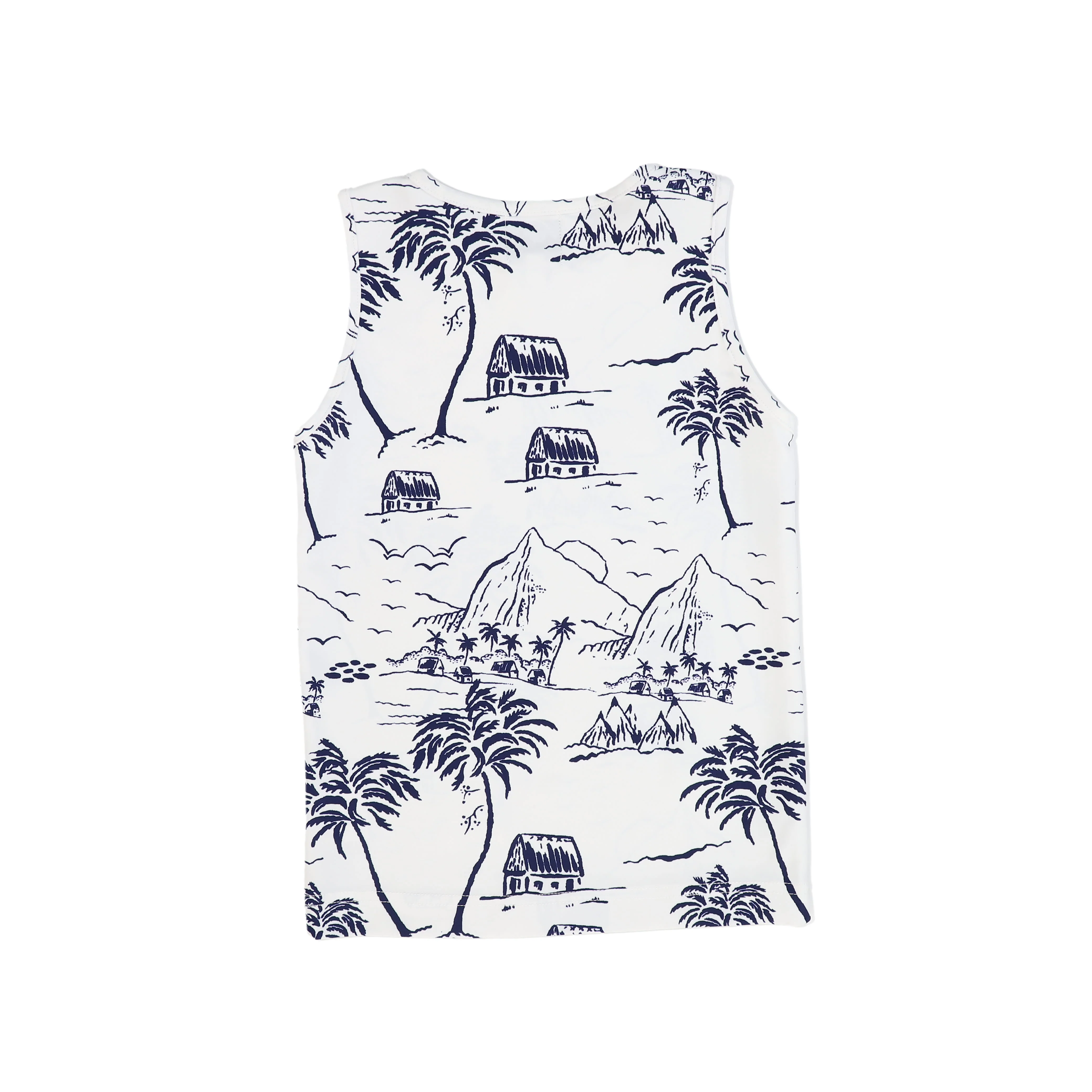 WATER CLUB NAVY TOILE PRINT SWIM TANK [FINAL SALE] - Image 2