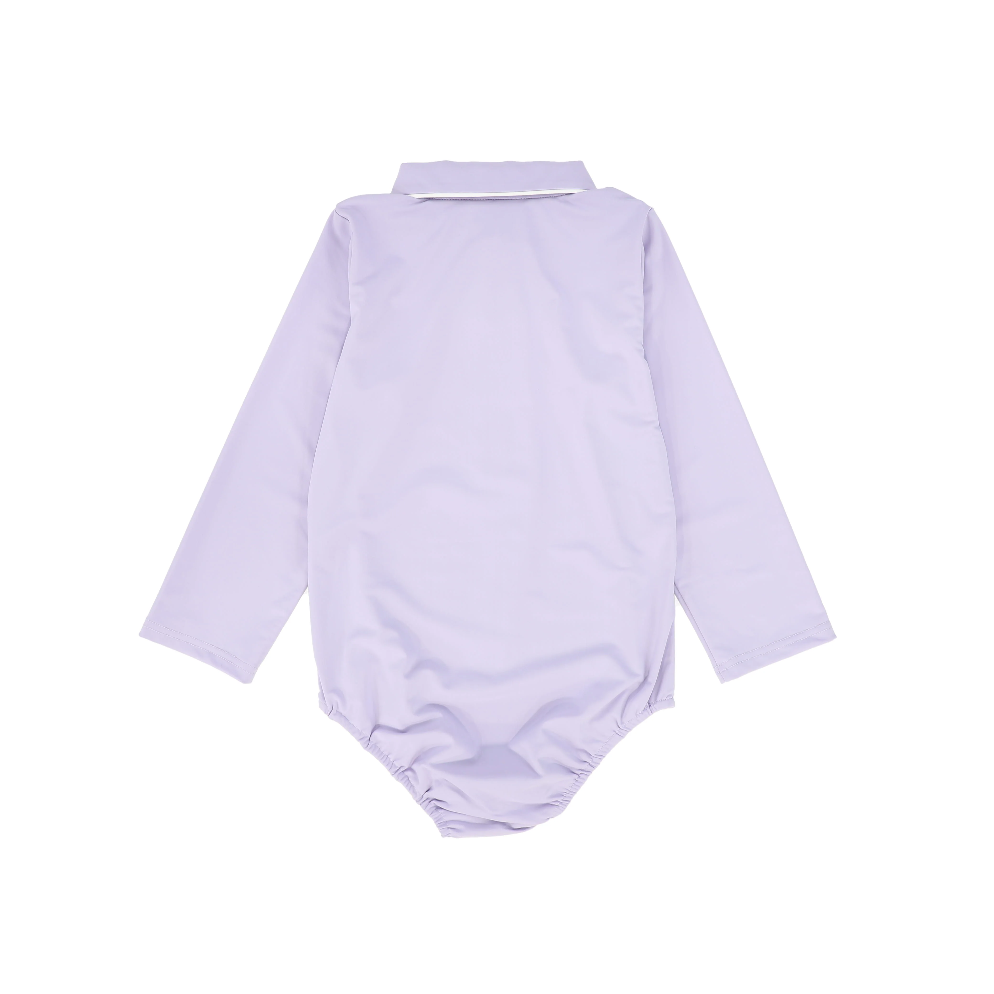 WATER CLUB LAVENDER COLLARED L/S SWIMSUIT [FINAL SALE] - Image 2